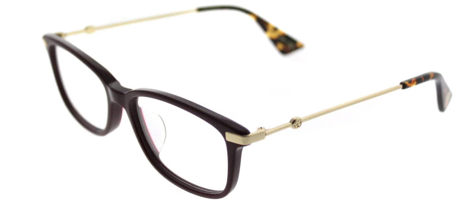 Gucci GG 0112OA 005 Rectangle Acetate Burgundy/ Red Eyeglasses with Demo Lens sold by Gaffos product image thumbnail 2