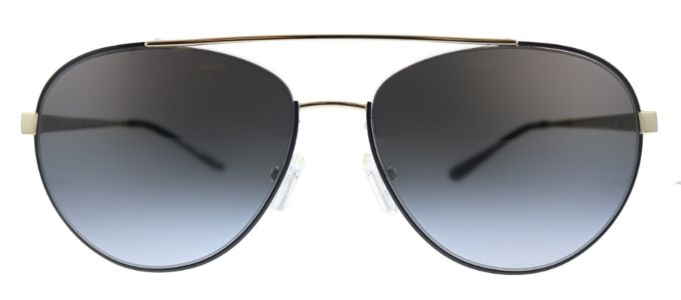 Michael Kors Aventura MK 1071 10148G Aviator Metal Gold Sunglasses with Black Gradient Lens sold by Gaffos