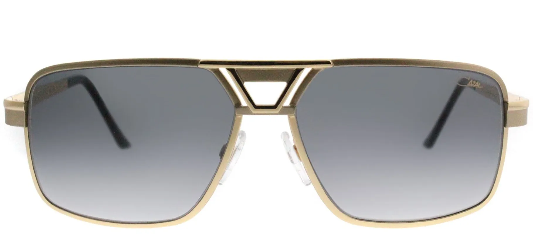 Cazal Cazal 9071 003SG Rectangle Metal Gold Sunglasses with Grey Lens sold by Gaffos