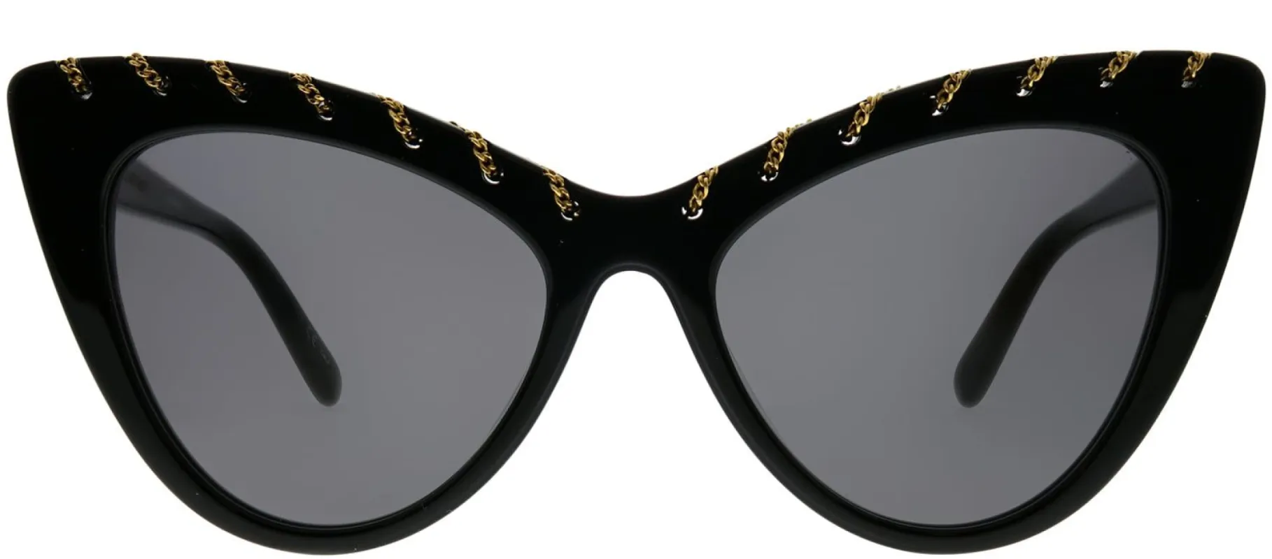 Stella McCartney SC 0163S 001 Cat-Eye Plastic Black Sunglasses with Grey Lens sold by Gaffos