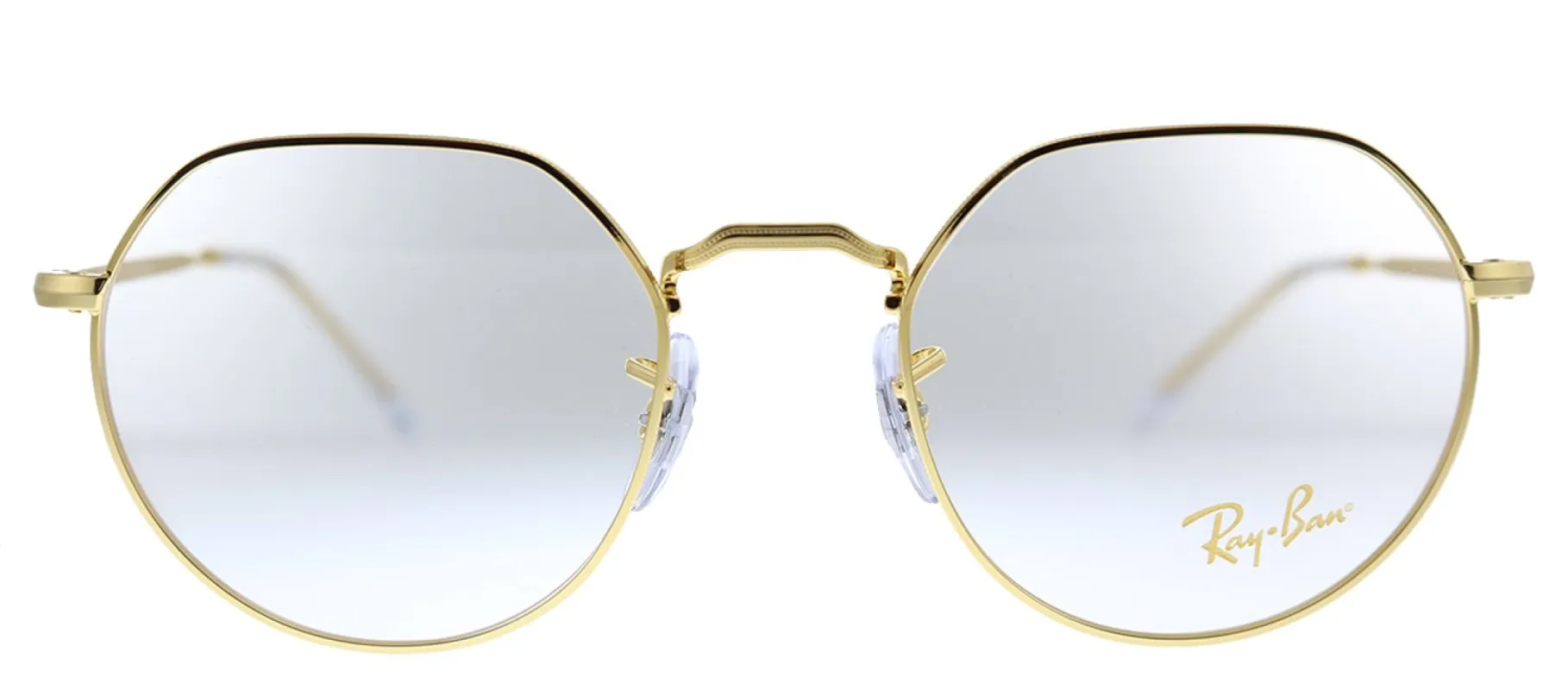 Ray-Ban Jack RX 6465 3086 Geometric Metal Legend Gold Eyeglasses with Demo Lens sold by Gaffos