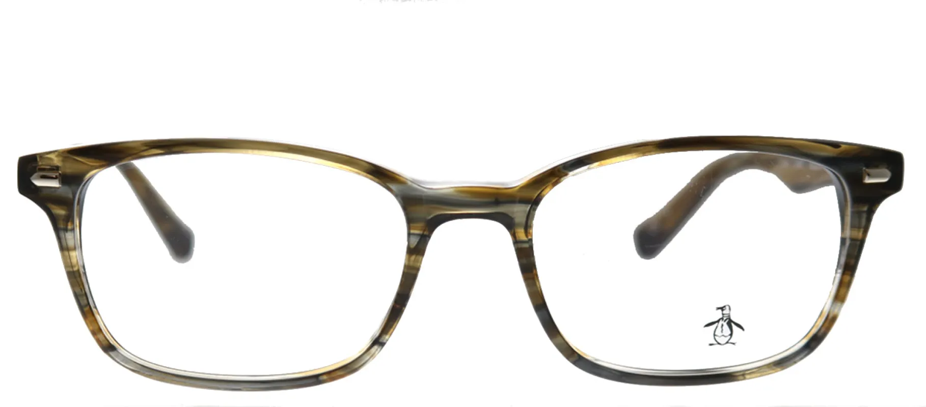 Original Penguin PE Clyde KP Rectangle Plastic Grey Eyeglasses with Demo Lens sold by Gaffos
