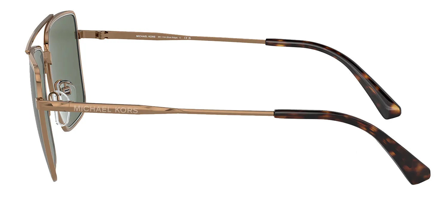 Michael Kors MK 1154 18993H Square Metal Gold Sunglasses with Green Lens sold by Gaffos product image thumbnail 3