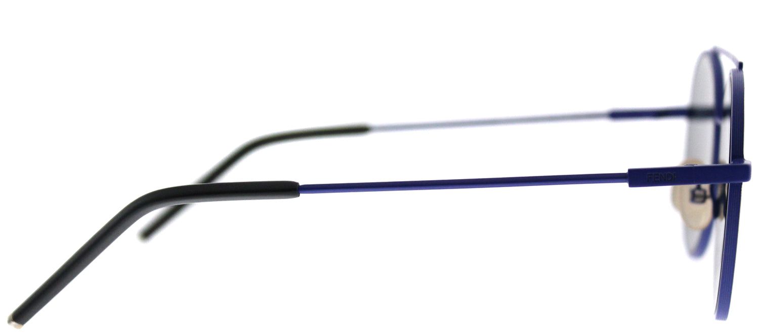 Fendi FF 0221 PJP T4 Round Metal Blue Sunglasses with Silver Mirror Lens sold by Gaffos product image thumbnail 3