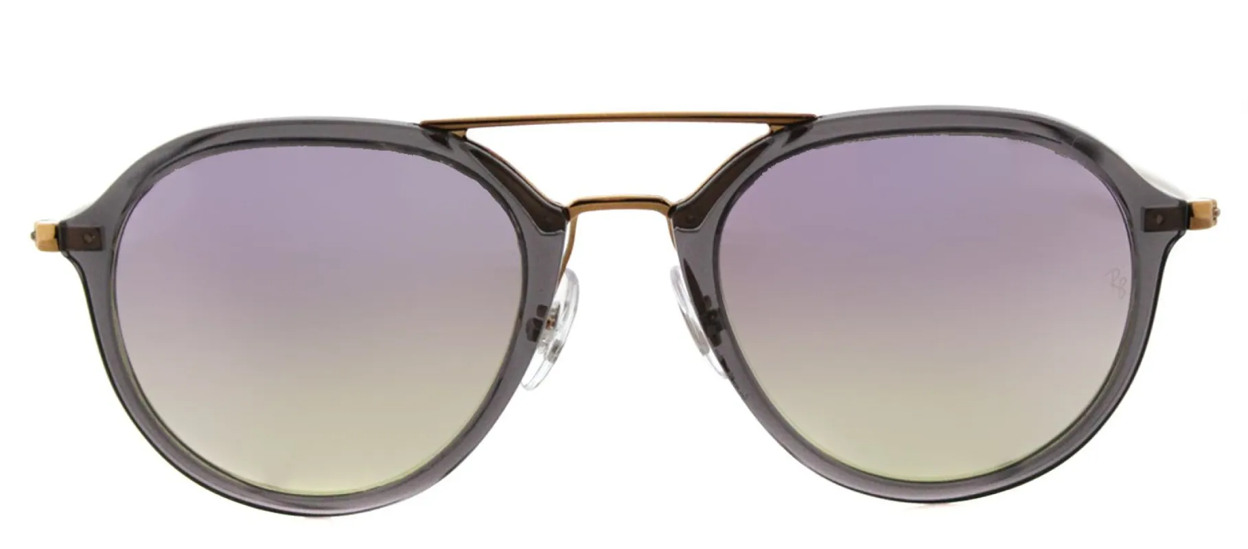 Ray-Ban RB 4253 62377X Square Plastic Grey Sunglasses with Lilac Flash Gradient Lens sold by Gaffos