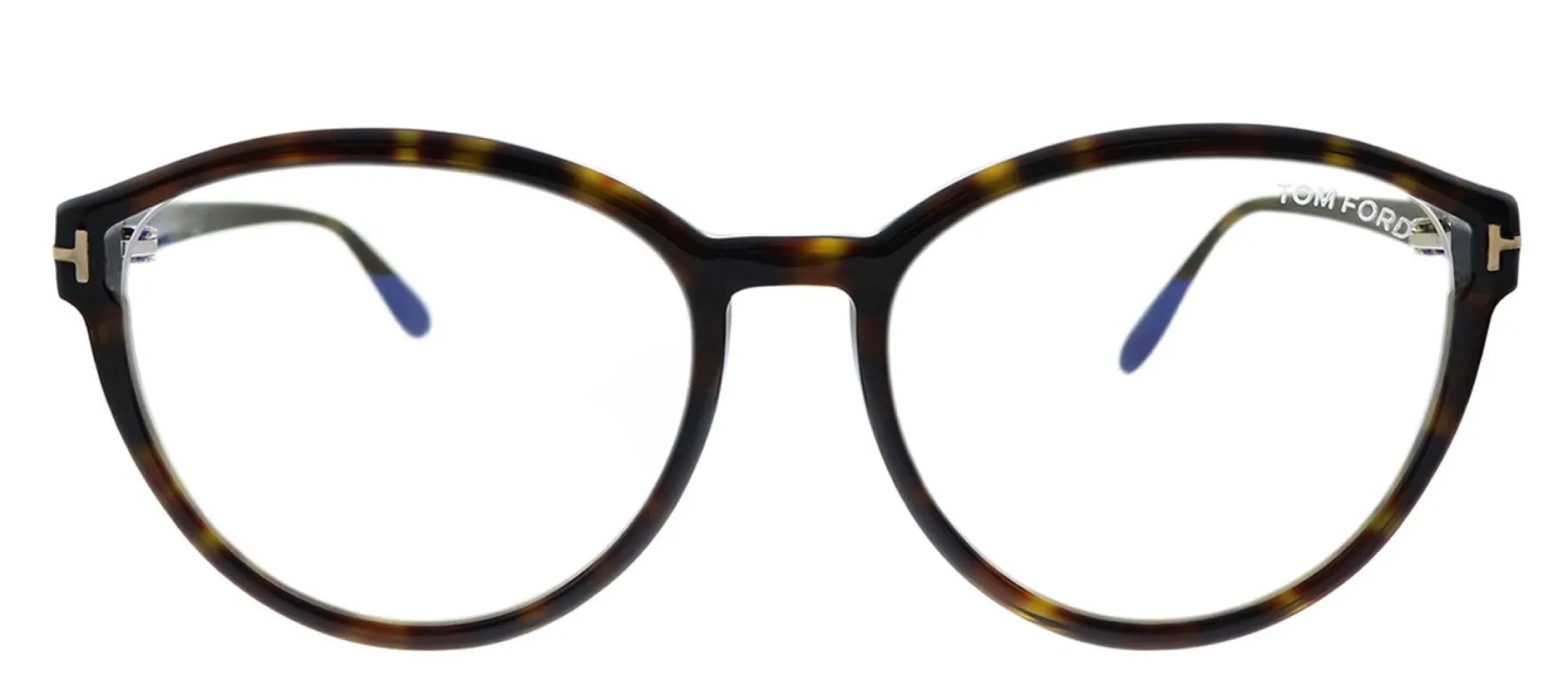 Tom Ford FT 5706-B 052 Havana Cat-Eye Plastic Eyeglasses with Demo Lens sold by Gaffos