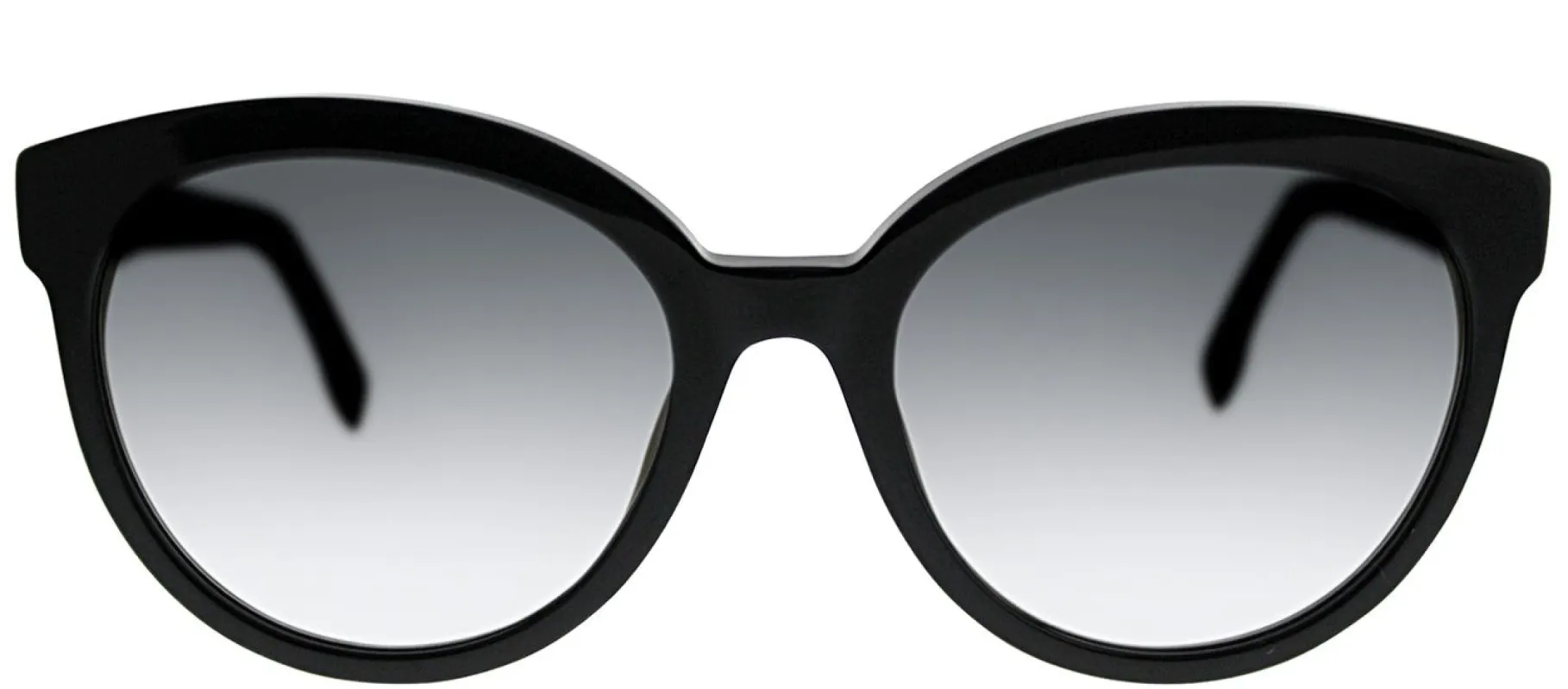 Fendi FF 0268 807 FQ Cat-Eye Plastic Black Sunglasses with Grey Mirror Lens sold by Gaffos