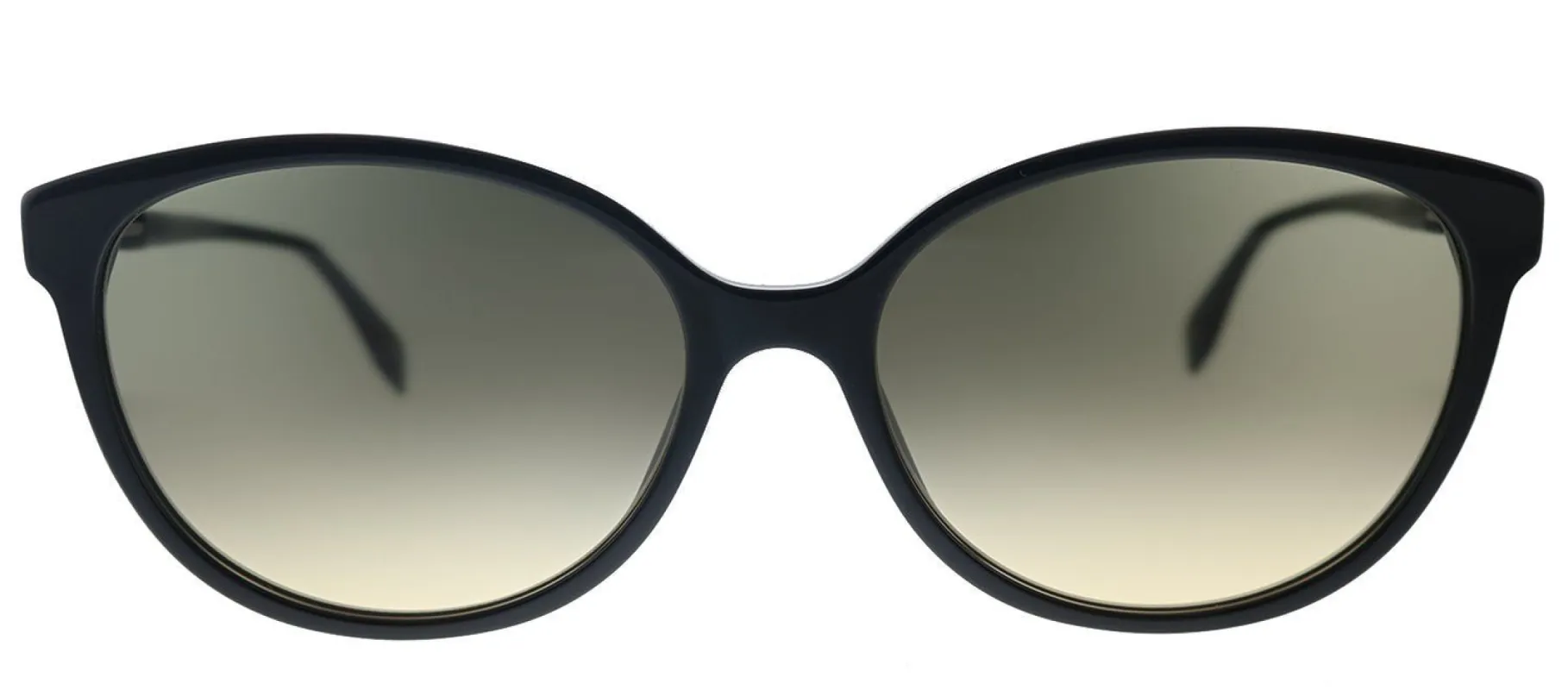 Fendi F is Fendi FF 0373/S 807 Cat-Eye Plastic Black Sunglasses with Brown Gradient Lens sold by Gaffos