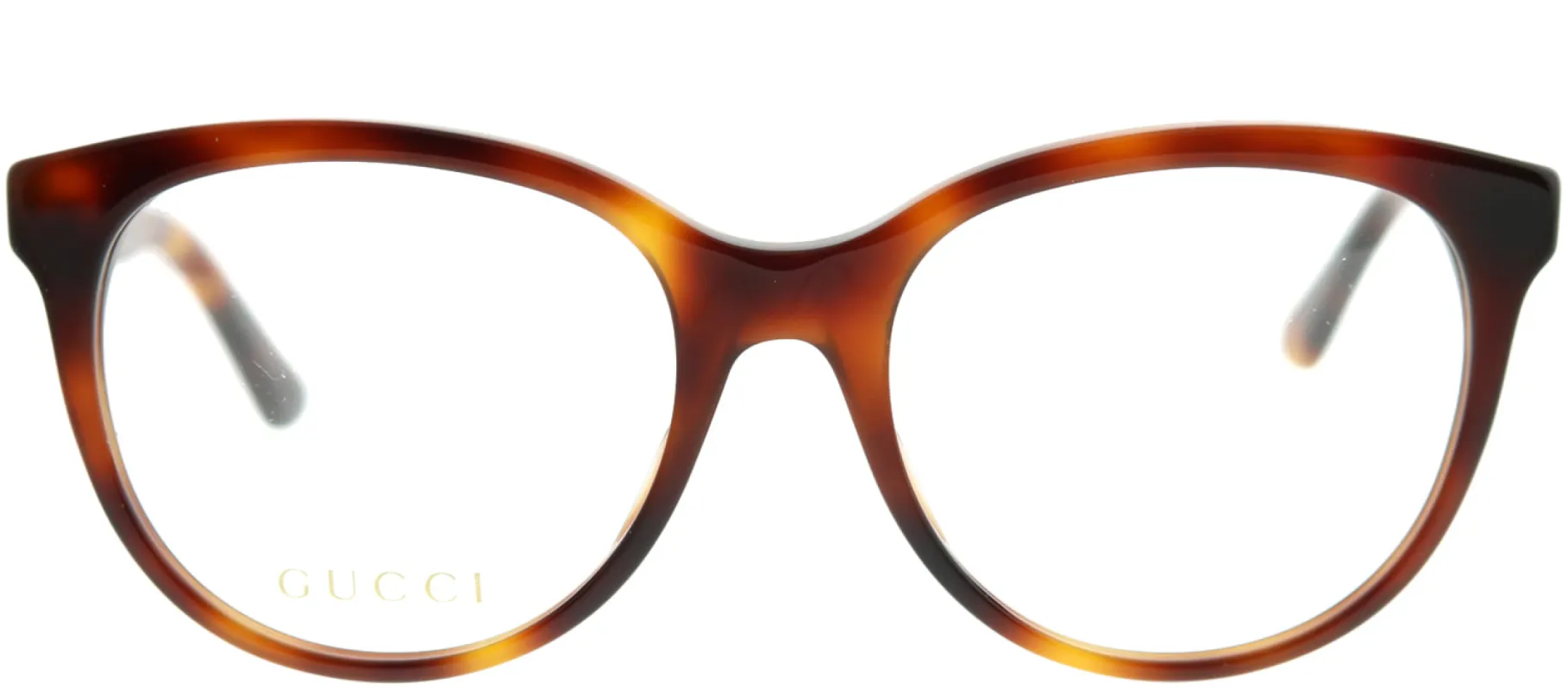 Gucci GG 0329O 002 Round Acetate Tortoise/ Havana Eyeglasses with Demo Lens sold by Gaffos