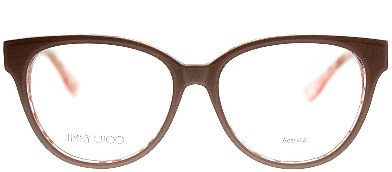 Jimmy Choo JC 145F J42 Cat-Eye Plastic Pink Eyeglasses with Demo Lens sold by Gaffos