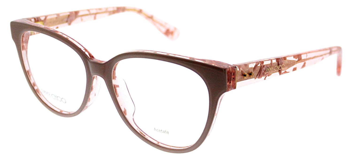 Jimmy Choo JC 145F J42 Cat-Eye Plastic Pink Eyeglasses with Demo Lens sold by Gaffos product image thumbnail 2
