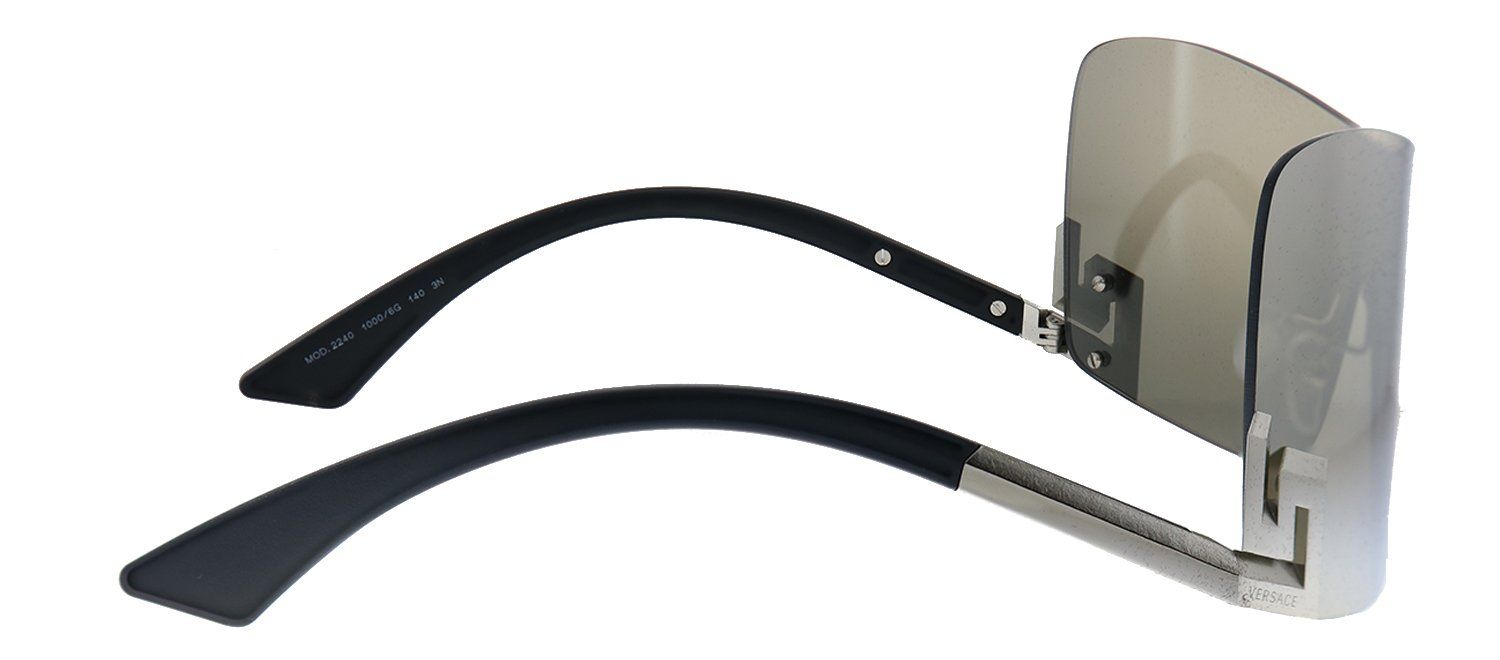 Versace VE 2240 10006G Shield Metal Grey Sunglasses with Silver Mirror Lens sold by Gaffos product image thumbnail 3