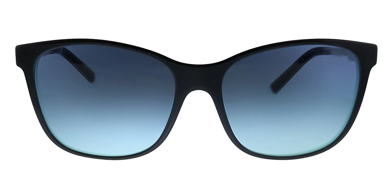 Tiffany & Co. TF 4174B 80559S Square Plastic Black Sunglasses with Blue Gradient Lens sold by Gaffos