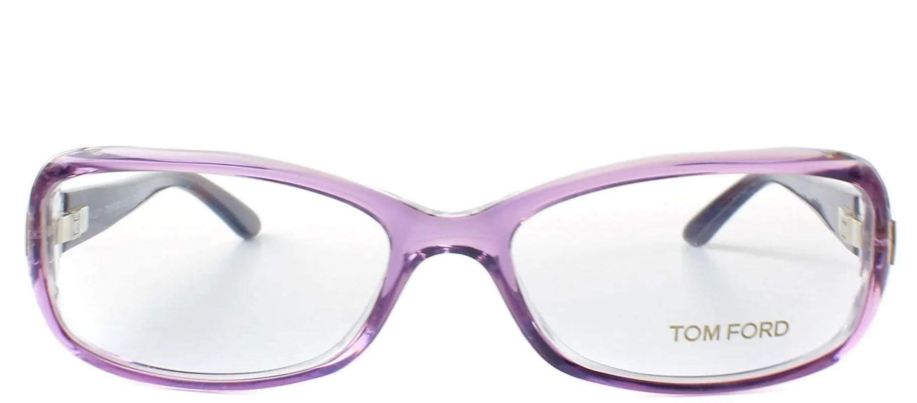 Tom Ford FT 5213 080 Rectangle Plastic Purple Eyeglasses with Demo Lens sold by Gaffos