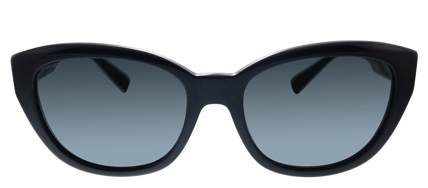 Versace VE 4343 GB1/87 Oval Plastic Black Sunglasses with Grey Lens sold by Gaffos