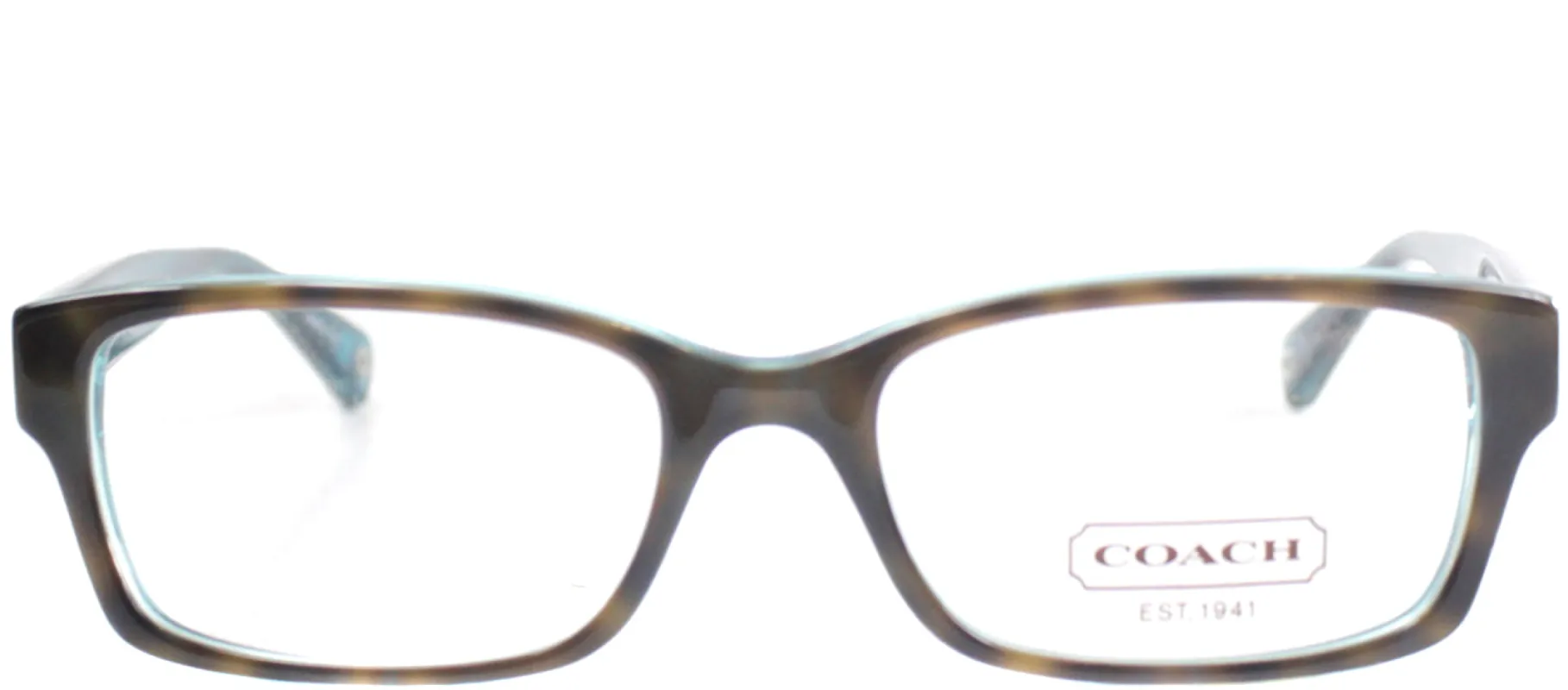 Coach Brooklyn HC 6040 5116 Rectangle Plastic Tortoise/ Havana Eyeglasses with Demo Lens sold by Gaffos