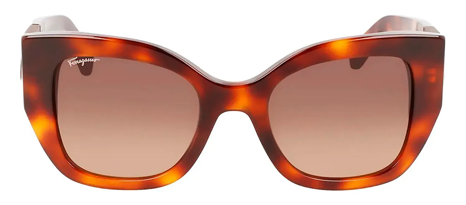 Salvatore Ferragamo SF 1045S 238 Butterfly Plastic Tortoise Sunglasses with Brown Lens sold by Gaffos