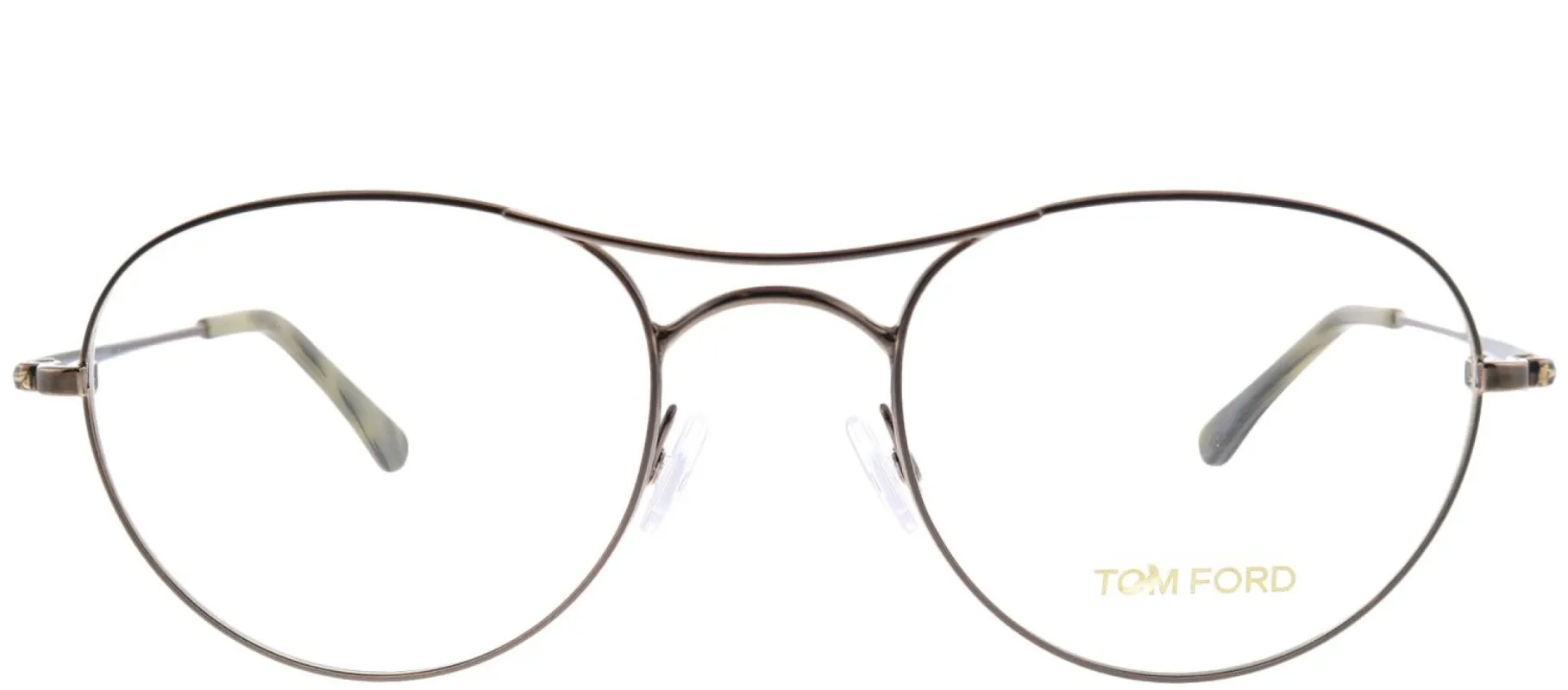 Tom Ford FT 5331 036 Round Metal Bronze Eyeglasses with Demo Lens sold by Gaffos