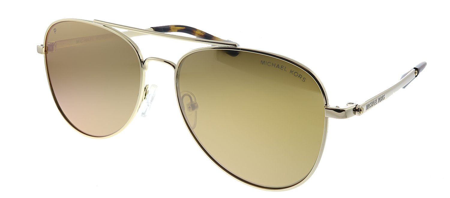 Michael Kors MK 1045 10142O Aviator Metal Gold Sunglasses with Brown Mirrored Polarized Lens sold by Gaffos product image thumbnail 2