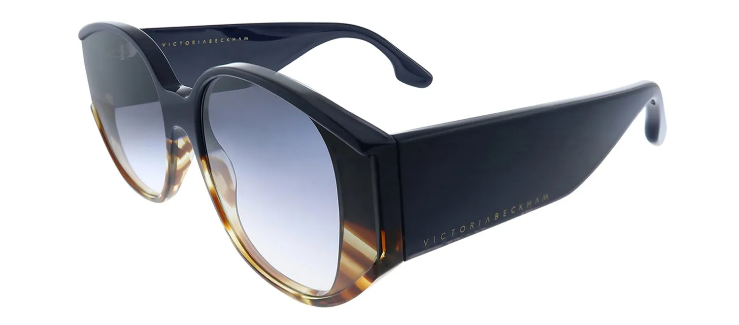 Victoria Beckham VB 605S 415 Oval Plastic Blue Sunglasses with Grey Gradient Lens sold by Gaffos product image thumbnail 2