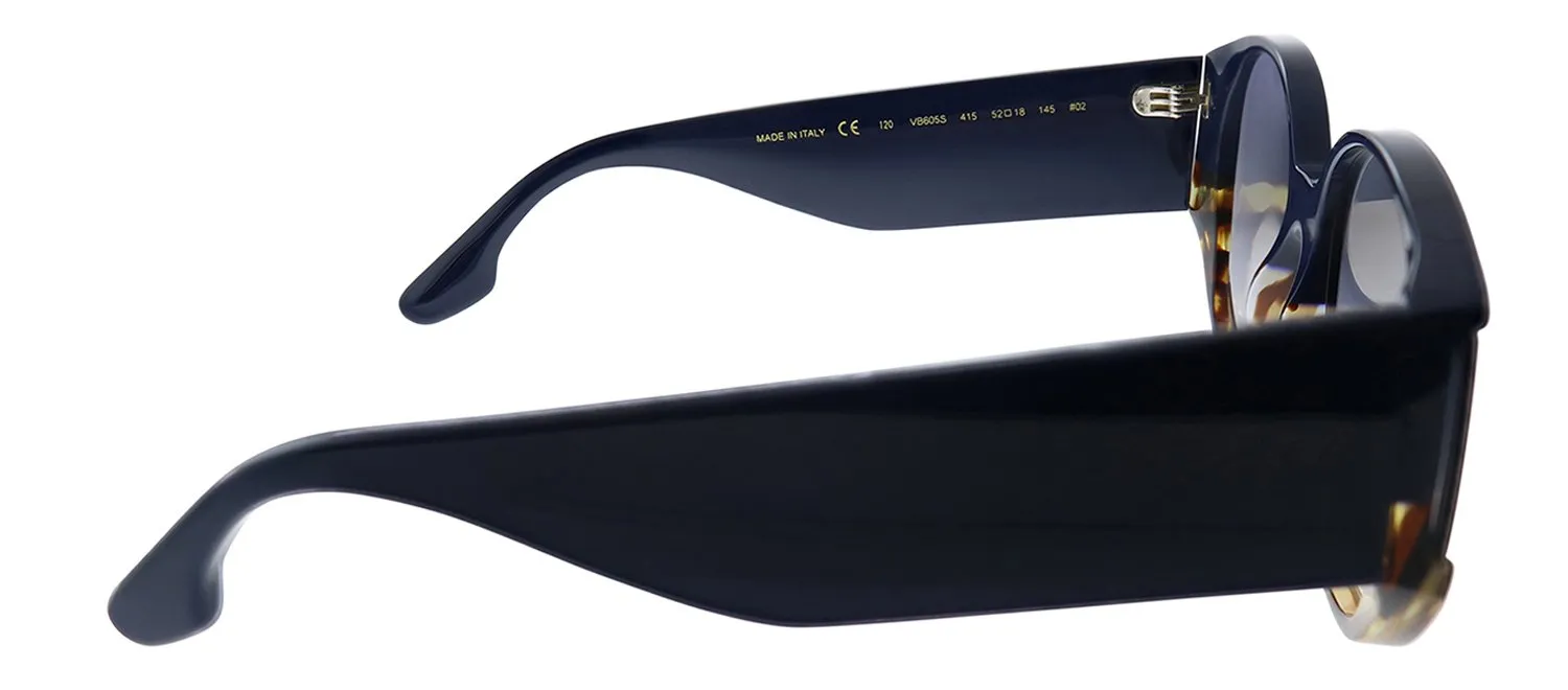 Victoria Beckham VB 605S 415 Oval Plastic Blue Sunglasses with Grey Gradient Lens sold by Gaffos product image thumbnail 3