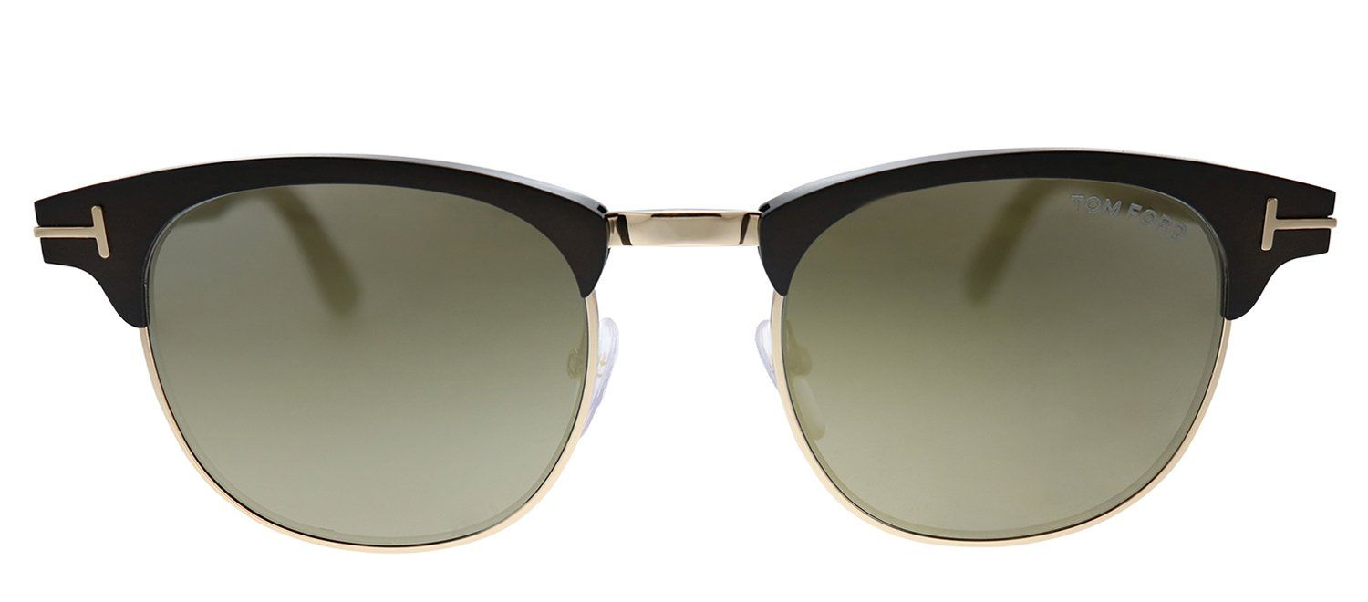 Tom Ford FT 0623 49C Aviator Metal Brown Sunglasses with Grey Lens sold by Gaffos
