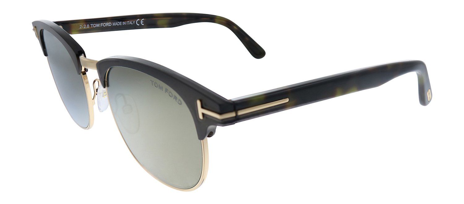 Tom Ford FT 0623 49C Aviator Metal Brown Sunglasses with Grey Lens sold by Gaffos product image thumbnail 2