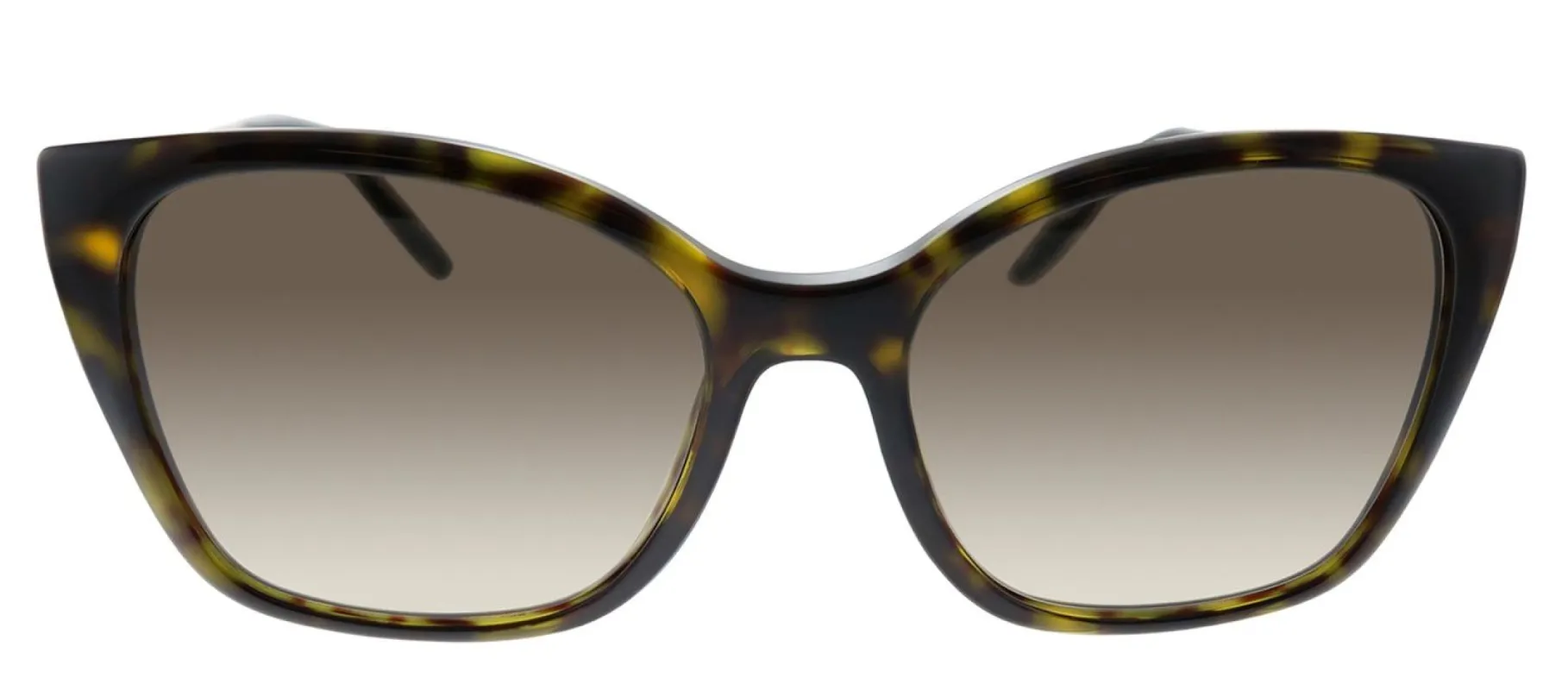 Prada PR 12XS 2AU3D0 Cat-Eye Plastic Havana Sunglasses with Brown Gradient Lens sold by Gaffos