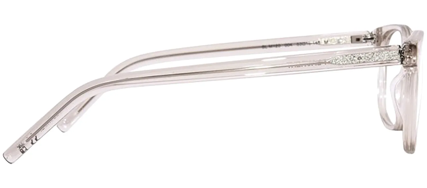 Saint Laurent MONOGRAM SL M120O 004 Rectangle Plastic Beige Eyeglasses with Logo Stamped Demo Lenses sold by Gaffos product image thumbnail 3