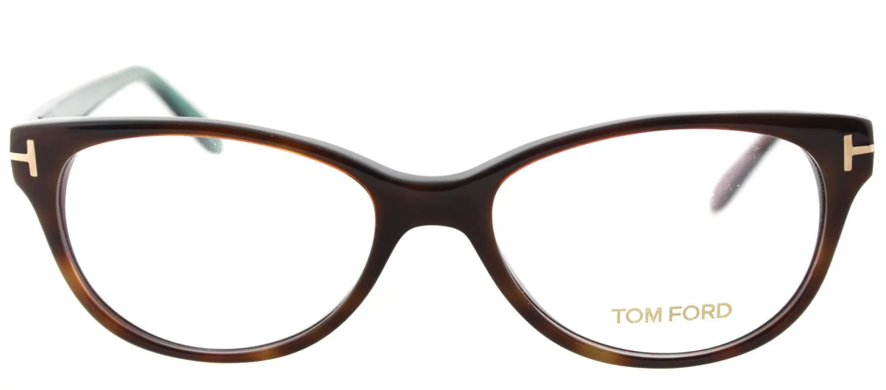 Tom Ford FT 5292 052 Round Plastic Brown Eyeglasses with Demo Lens sold by Gaffos