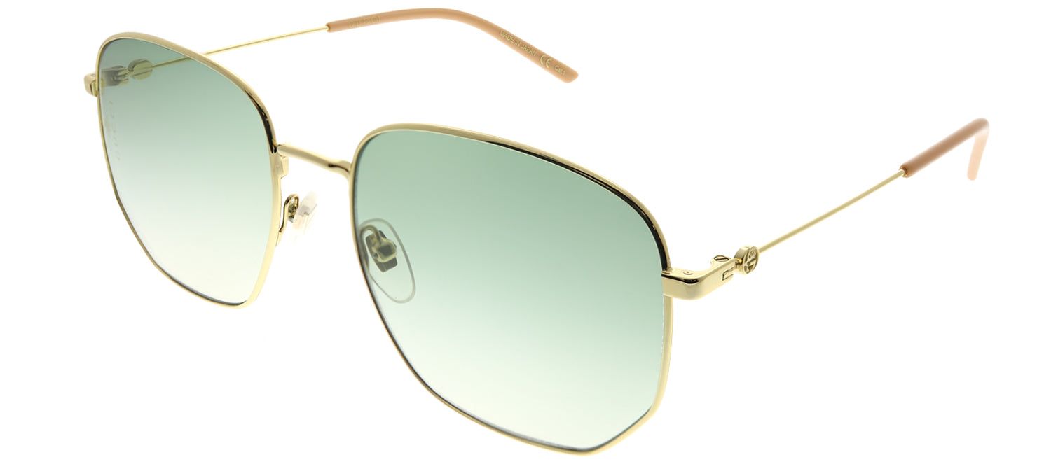 Gucci GG 0396S 002 Square Metal Gold Sunglasses with Green Gradient Lens sold by Gaffos product image thumbnail 2