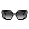 Prada PR 14ZS 1AB09S Fashion Plastic Black Sunglasses with Grey Gradient Lens sold by Gaffos