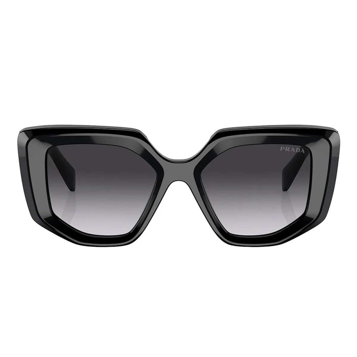 Prada PR 14ZS 1AB09S Fashion Plastic Black Sunglasses with  display picture 1