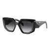 Prada PR 14ZS 1AB09S Fashion Plastic Black Sunglasses with Grey Gradient Lens sold by Gaffos