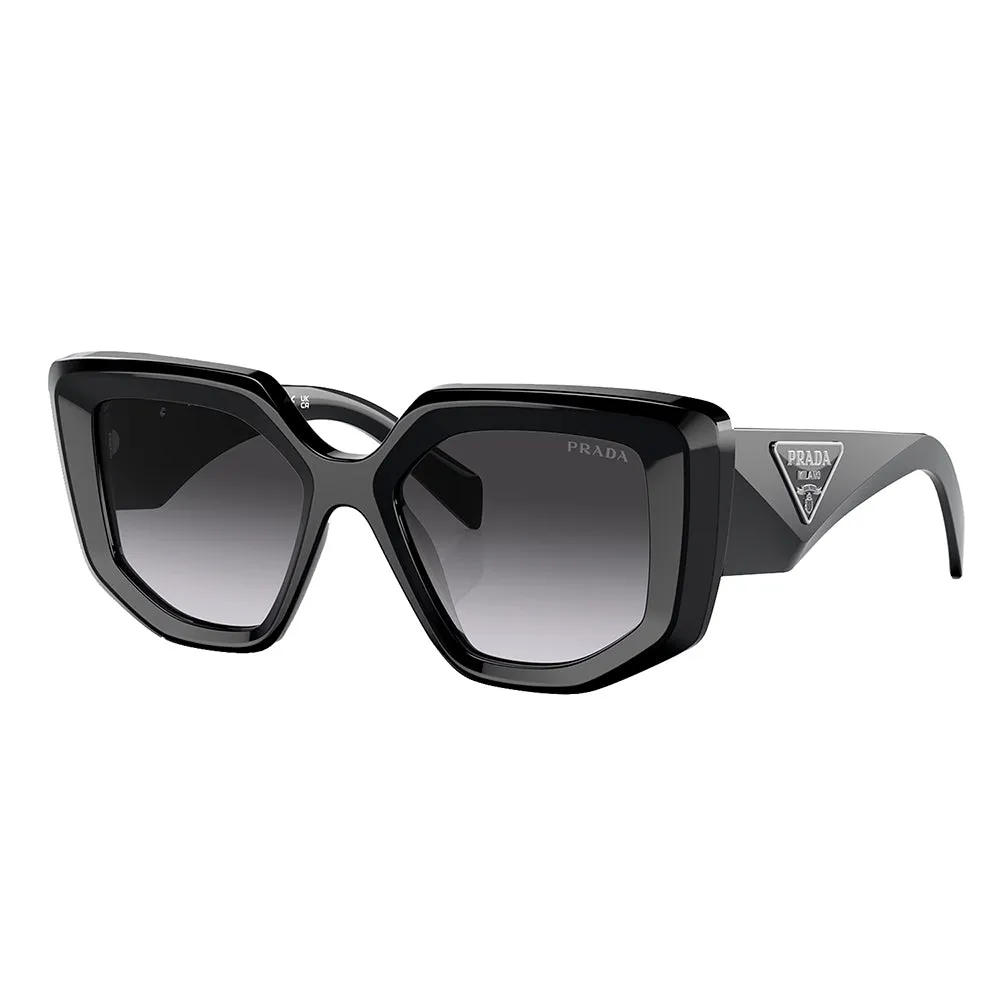 Prada PR 14ZS 1AB09S Fashion Plastic Black Sunglasses with Grey Gradient Lens sold by Gaffos product image thumbnail 2