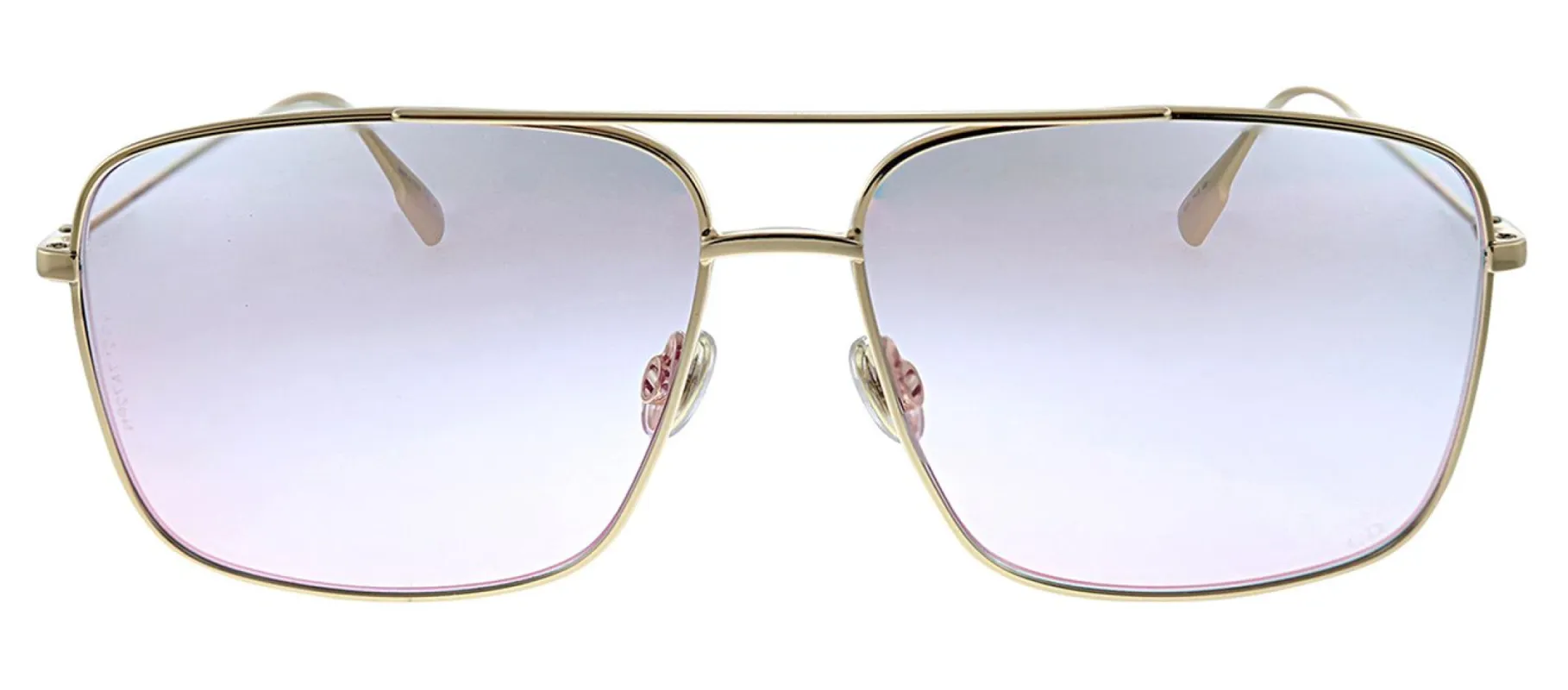 Dior CD Stellaireo3/S 000 TE Rectangle Metal Gold Sunglasses with Purple Gradient Lens sold by Gaffos