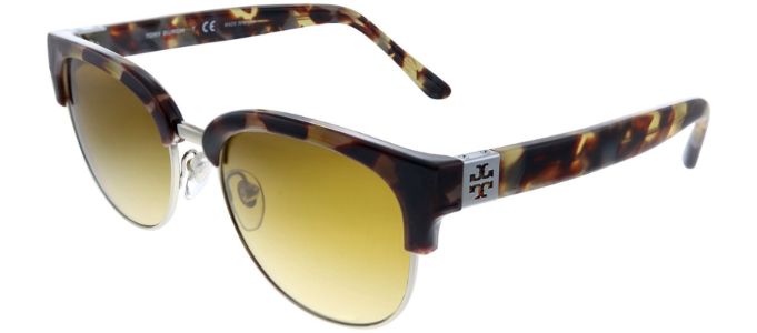 Tory Burch TY 9047 17292L Square Plastic Havana Sunglasses with Brown Gradient Lens sold by Gaffos