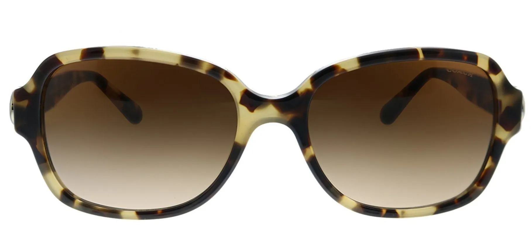 Coach L1031 HC 8241 557674 Rectangle Plastic Tortoise Sunglasses with Brown Gradient Lens sold by Gaffos