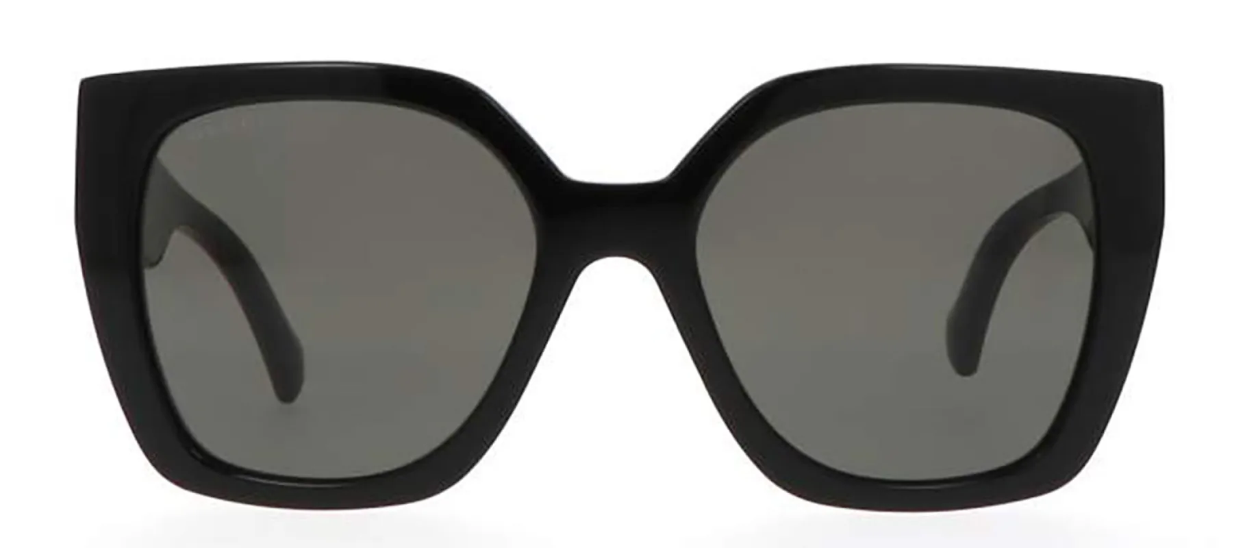 Gucci WEB GG 1300S 001 Square Plastic Black Sunglasses with Grey Lens sold by Gaffos