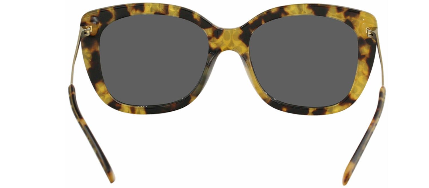 Coach HC 8246F 551987 Square Plastic Havana Sunglasses with Grey Lens sold by Gaffos product image thumbnail 4