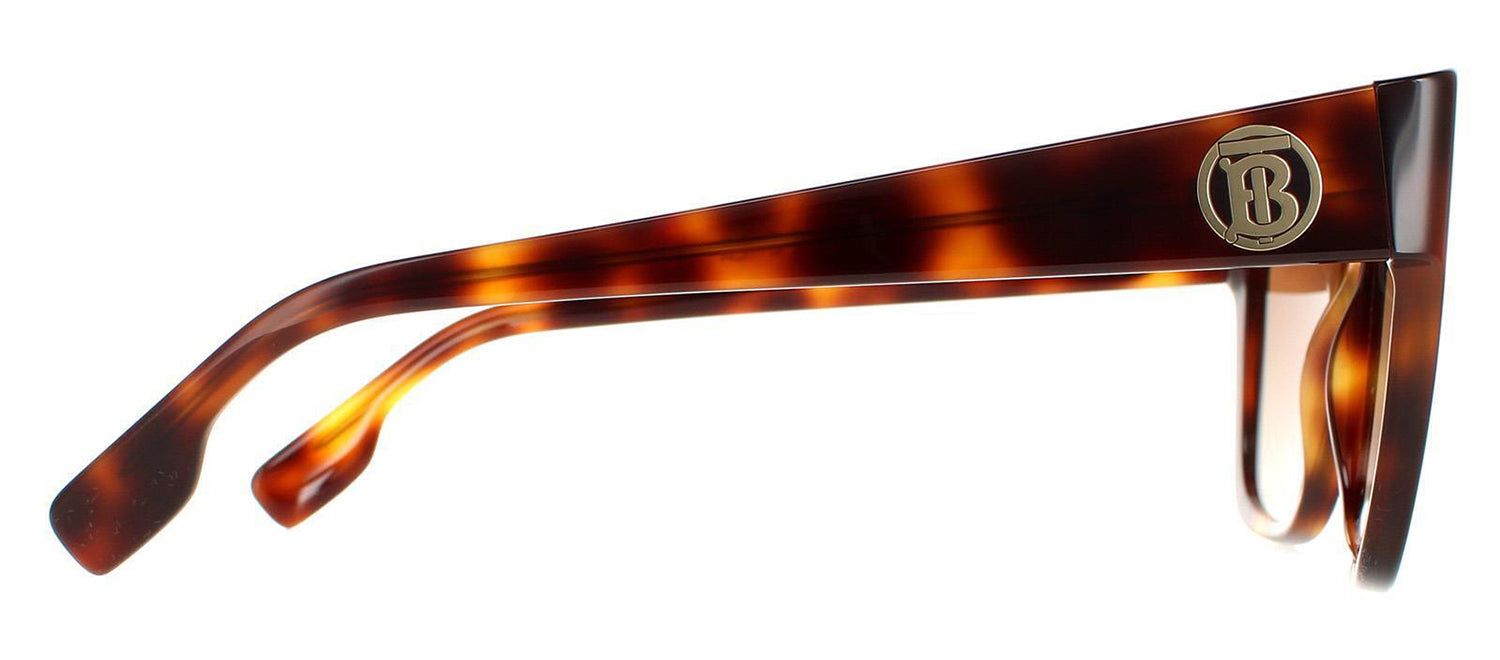 Burberry BE 4345 331613 Square Plastic Light Havana Sunglasses with Brown Gradient Lens sold by Gaffos product image thumbnail 3