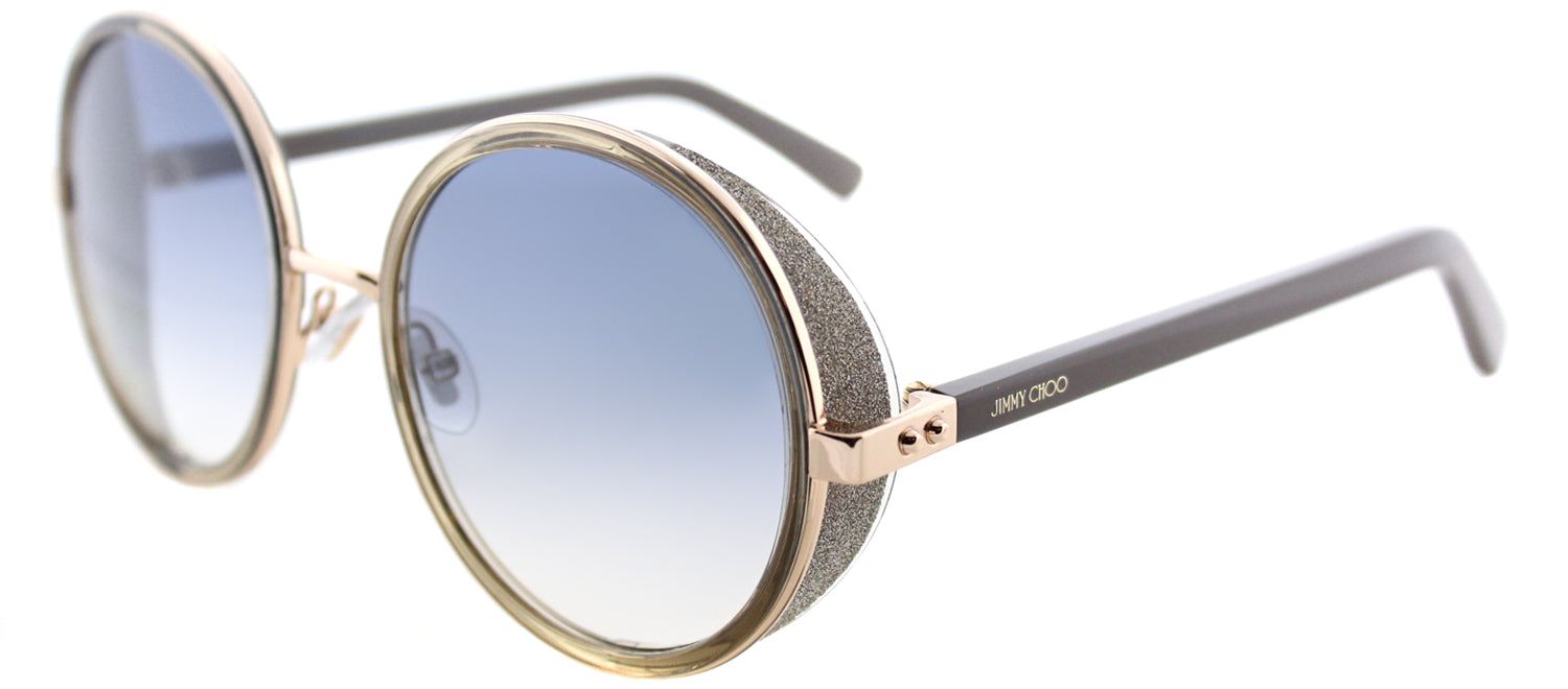 Jimmy Choo JC Andie S9R Round Metal Gold Sunglasses with Blue Gradient Lens sold by Gaffos product image thumbnail 2