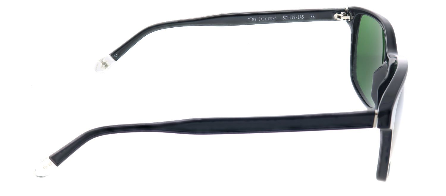 Original Penguin PE Jack SUN BK Rectangle Plastic Black Sunglasses with Green Polarized Lens sold by Gaffos product image thumbnail 3
