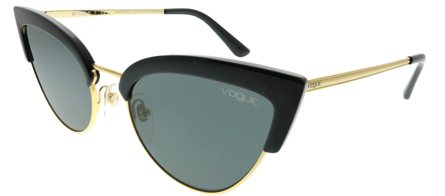 Vogue Eyewear VO 5212S W44/87 Cat-Eye Plastic Black Sunglasses with Grey Lens sold by Gaffos product image thumbnail 2