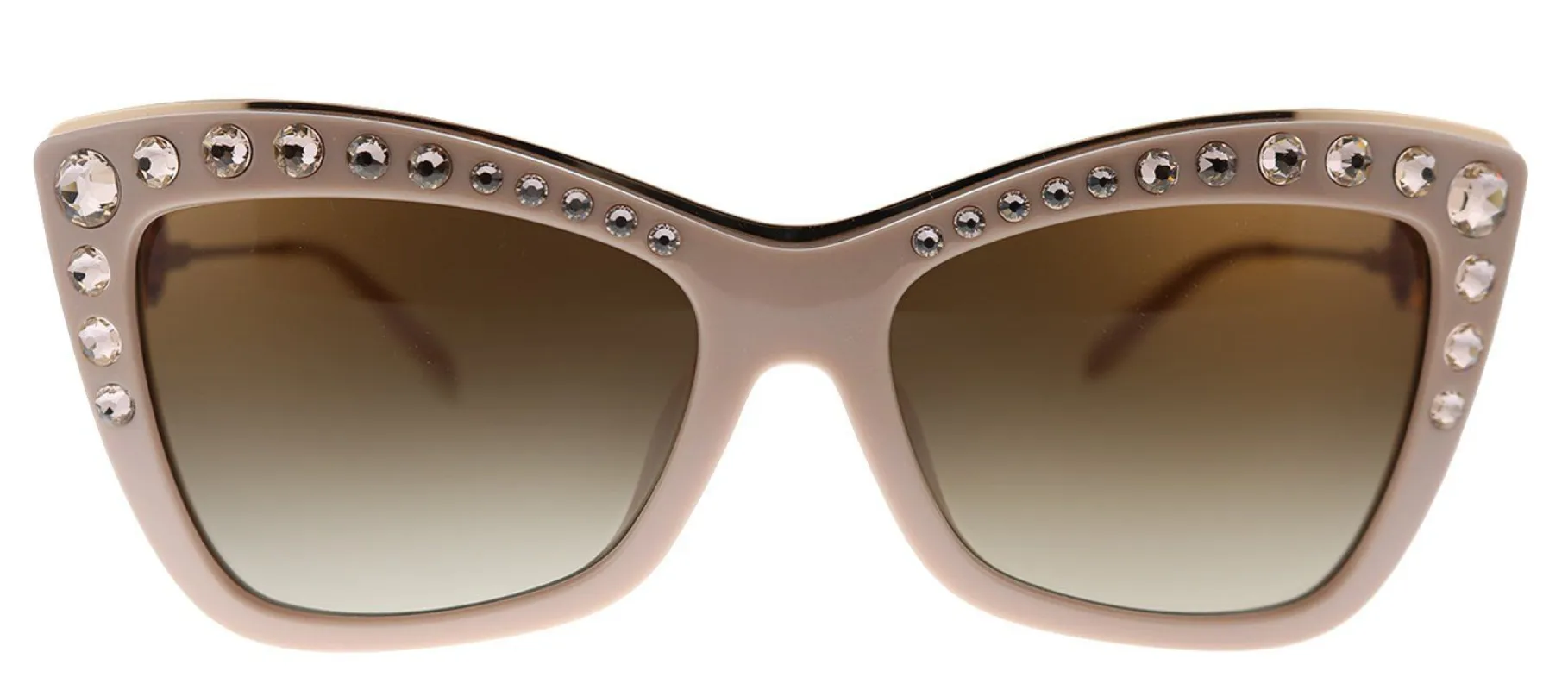 Michael Kors Hollywood MK 2128BU 335013 Cat-Eye Plastic Pink Sunglasses with Brown Gradient Lens sold by Gaffos