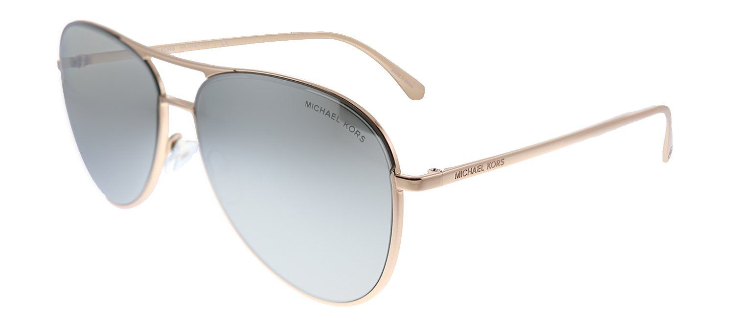 Michael Kors Kona MK 1089 11086G Aviator Metal Rose Gold Sunglasses with Silver Mirror Lens sold by Gaffos product image thumbnail 2