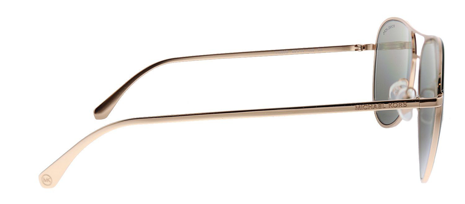 Michael Kors Kona MK 1089 11086G Aviator Metal Rose Gold Sunglasses with Silver Mirror Lens sold by Gaffos product image thumbnail 3