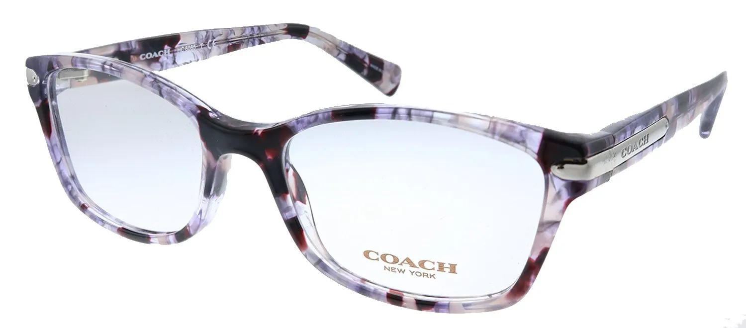 Coach HC 6065 5548 Rectangle Plastic Purple Tortoise Eyeglasses with Demo Lens sold by Gaffos product image thumbnail 2