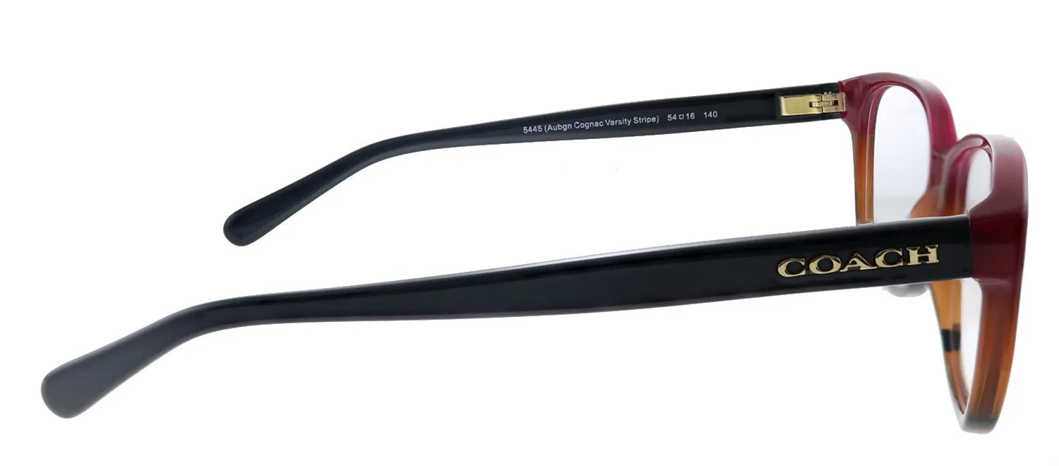 Coach HC 6103 5445 Square Plastic Burgundy Eyeglasses with Demo Lens sold by Gaffos product image thumbnail 3