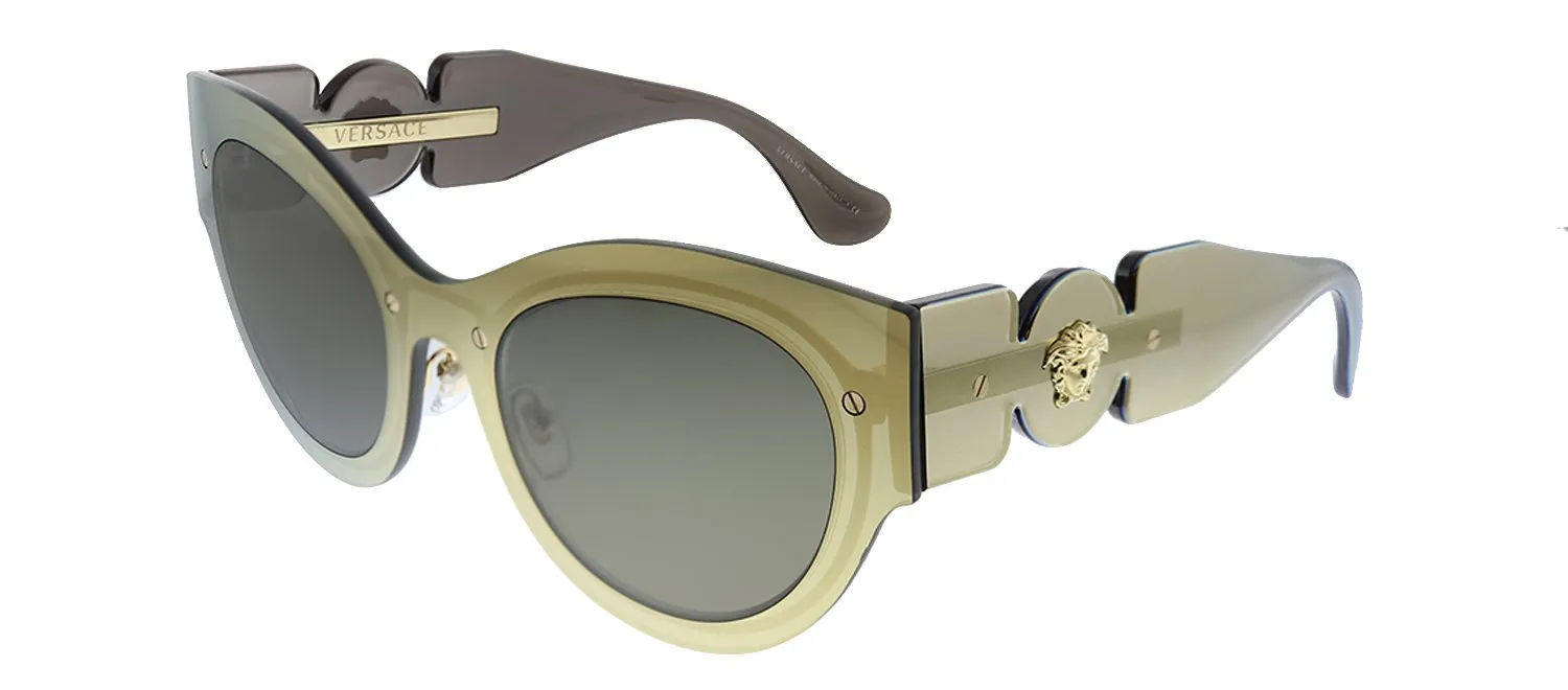 Versace VE 2234 1002/3 Cat-Eye Plastic Brown Sunglasses with Brown Lens sold by Gaffos product image thumbnail 2